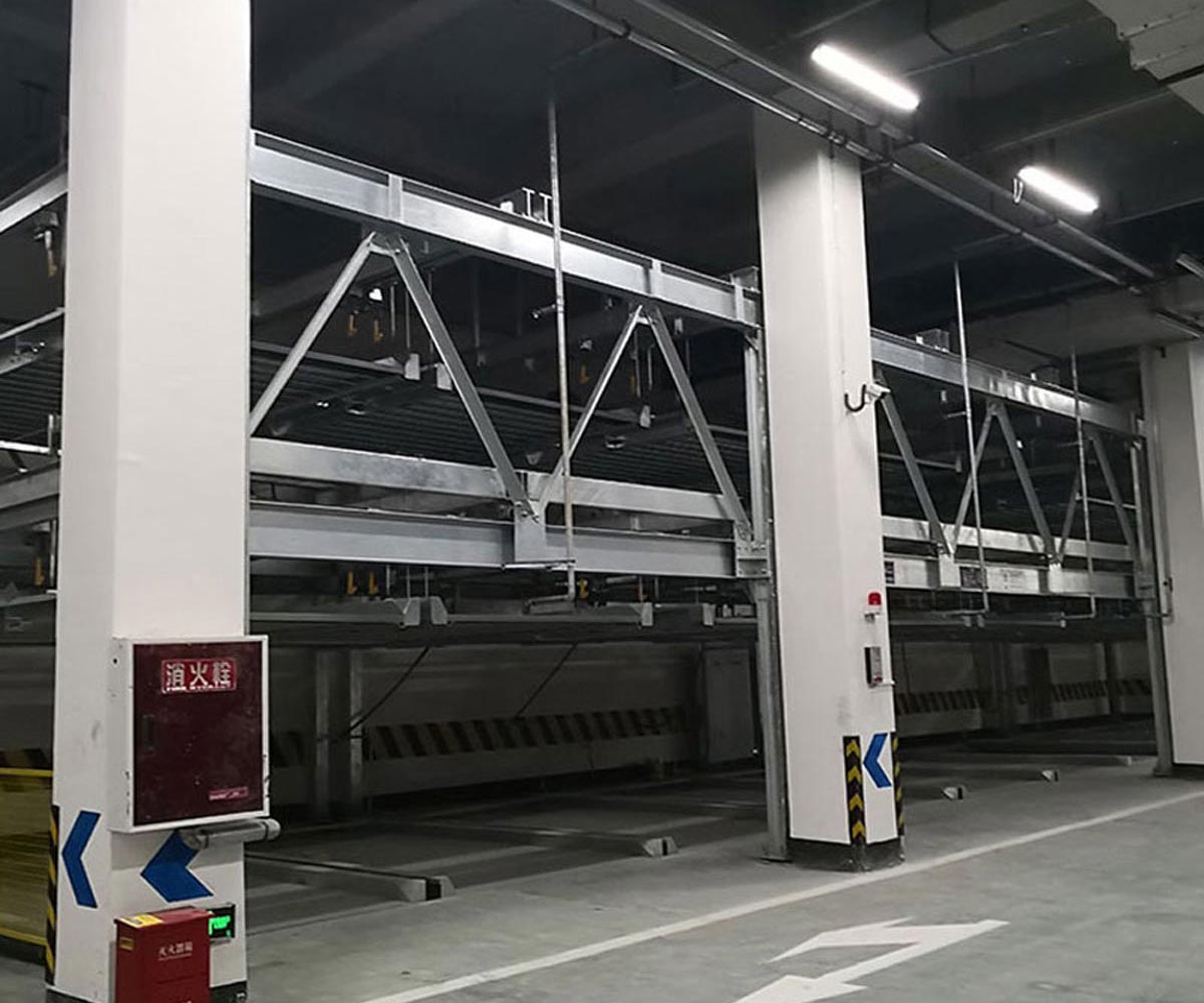 開江雙柱簡易類立體停車設備拆除