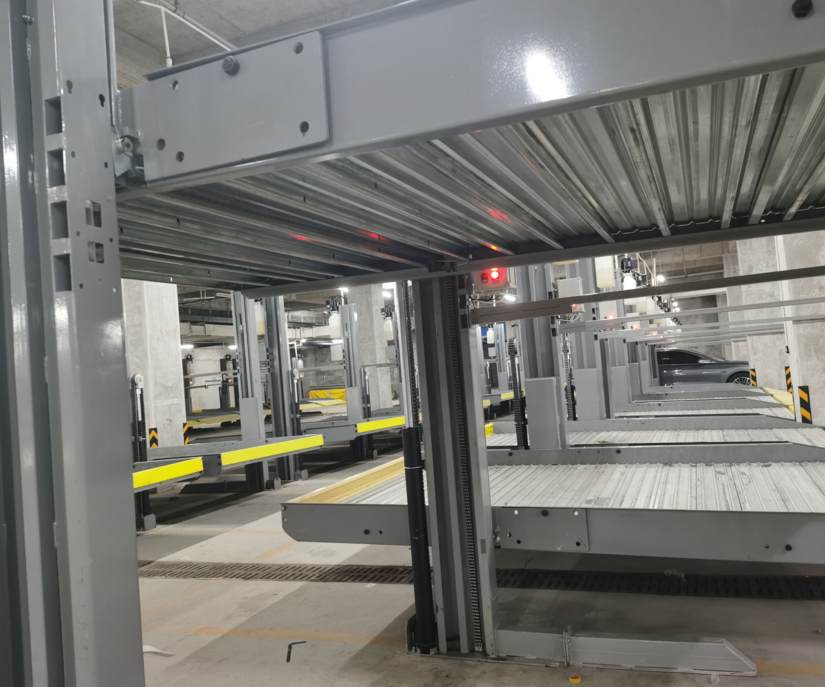 石渠PSH升降橫移式機械停車庫拆除