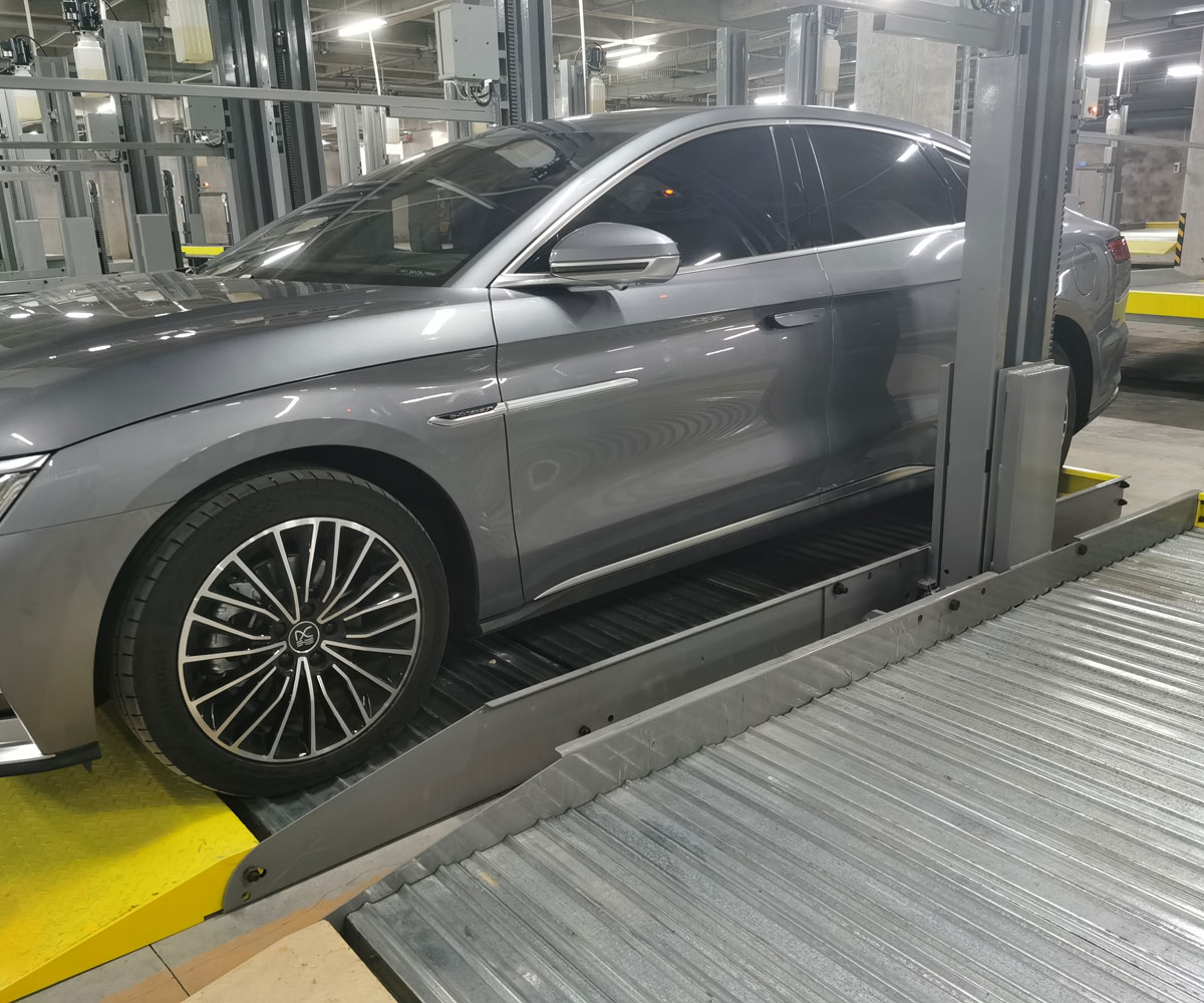 開江升降平移式機械式立體停車設備二手