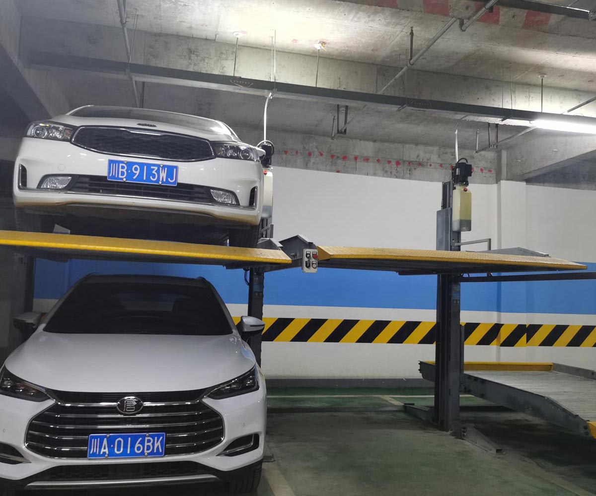 西區雙層升降橫移機械式立體車庫過規劃