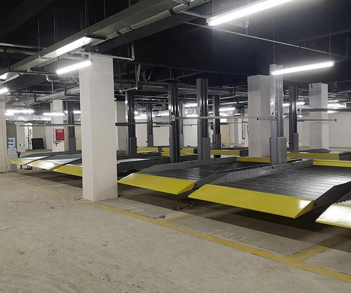 西區兩層簡易升降機械式停車位維保