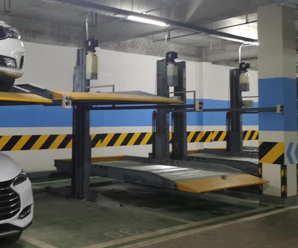 陜西雙層簡易升降機械式停車設備回收