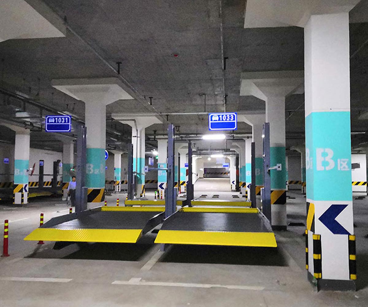 涪陵兩層簡易式機械立體停車設備拆除