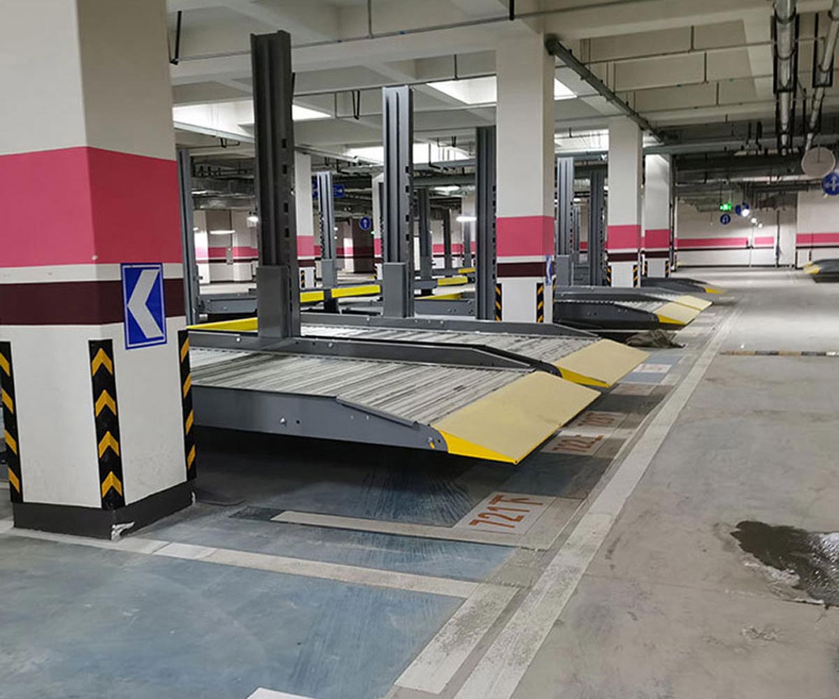 兩柱升降式機械車庫改造