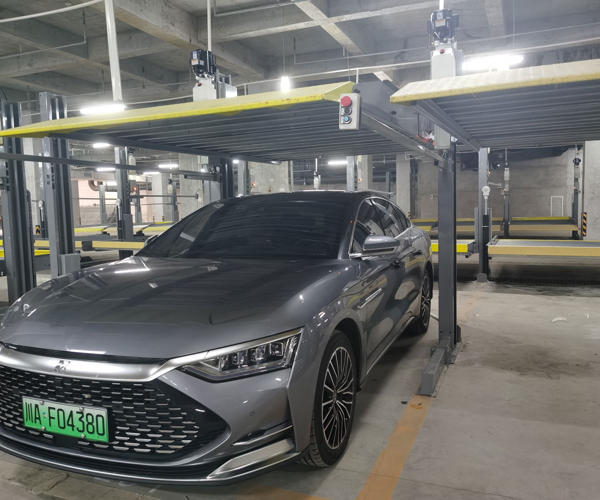 開江PSH左右橫移立體停車設備過驗收