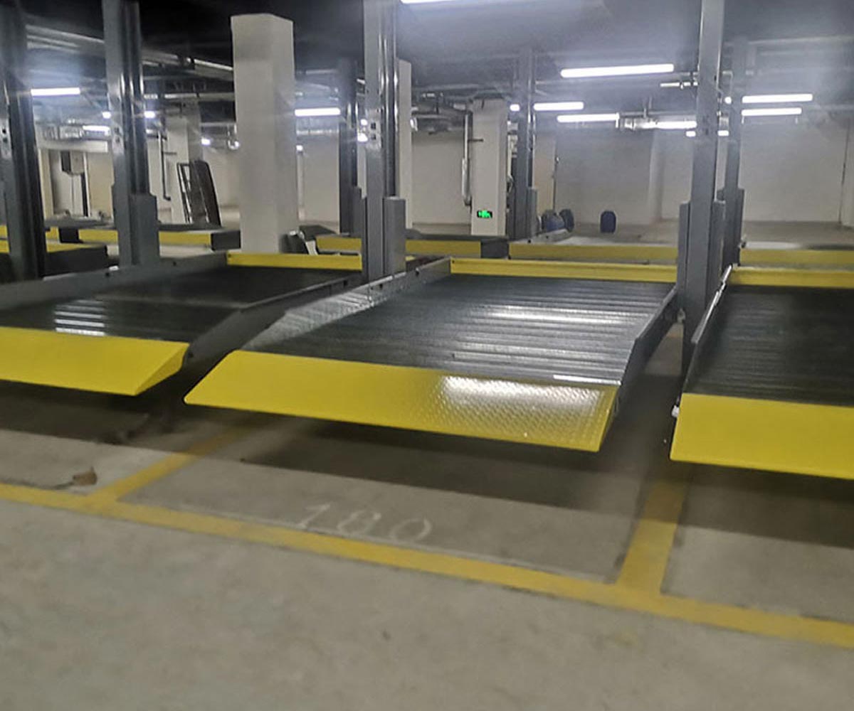 青白江兩層升降平移停車位過規劃