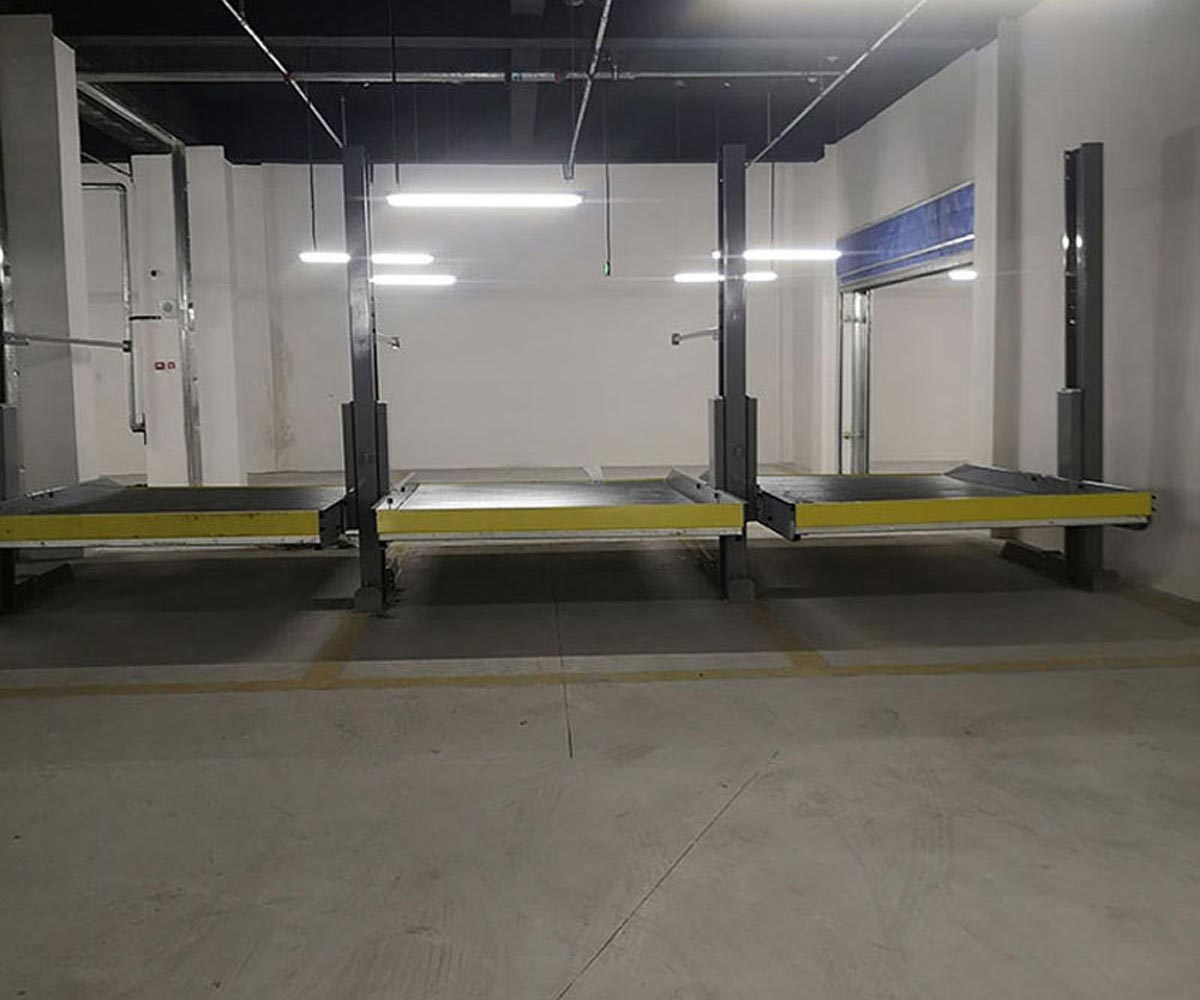 色達四柱簡易式機械式立體車庫過規劃