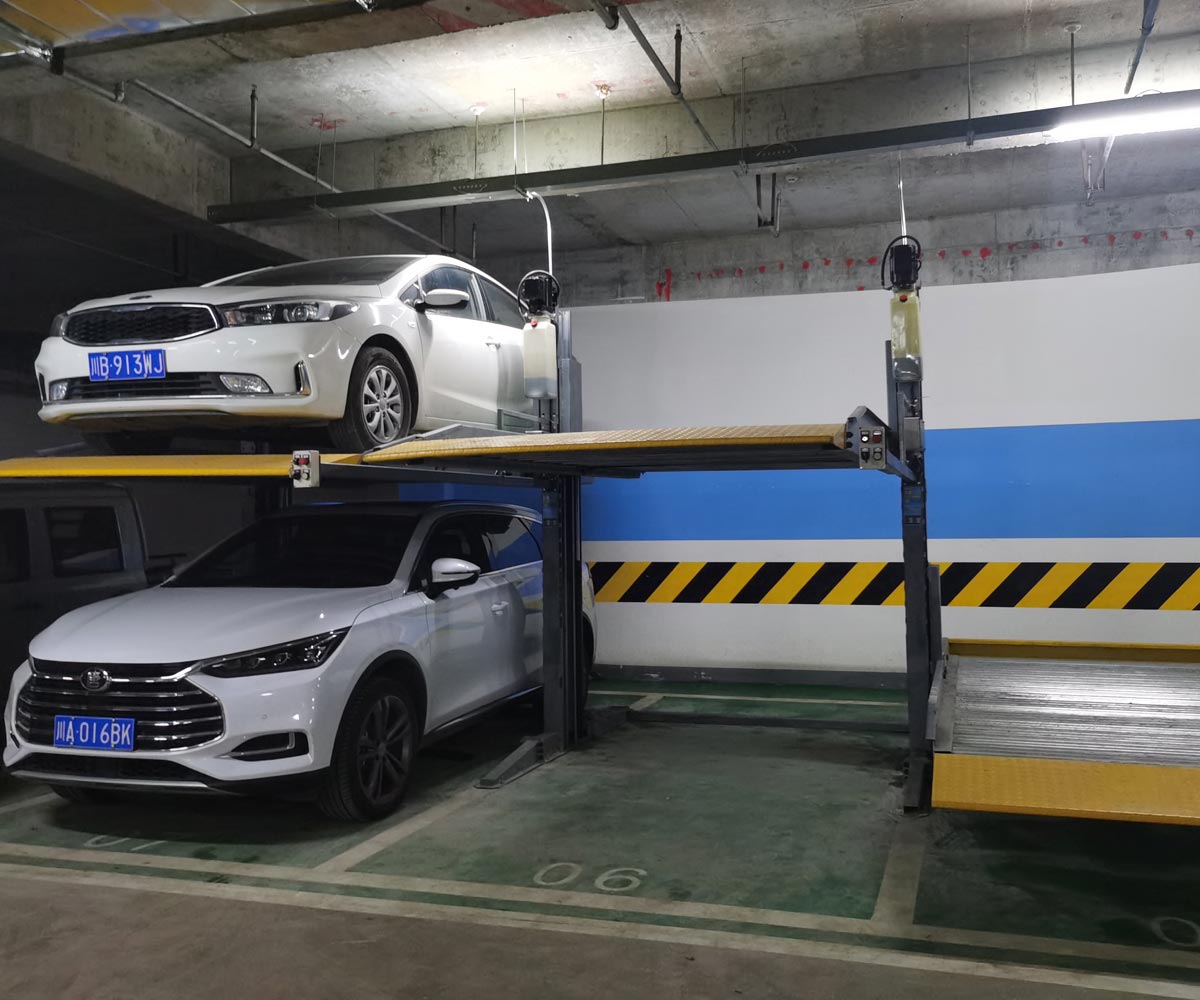 榮縣雙柱簡易式停車立體車庫