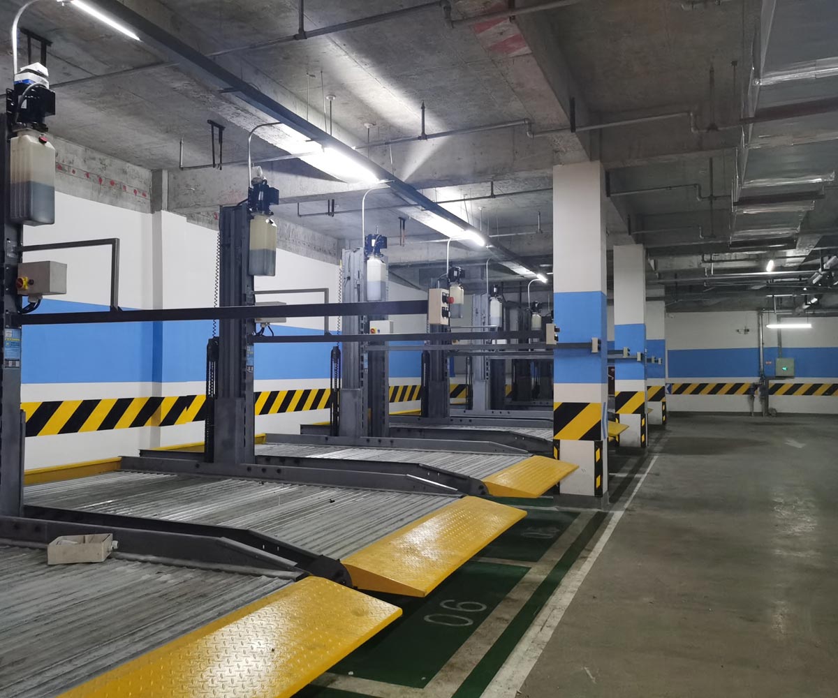 4柱機械式停車庫