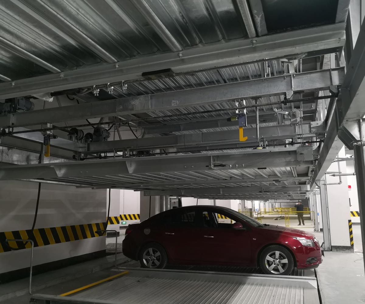 開江PSH2二層升降橫移機械式立體停車設備