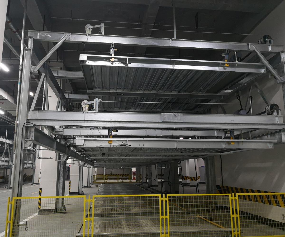 開江PSH5五層升降橫移機械式立體停車設備