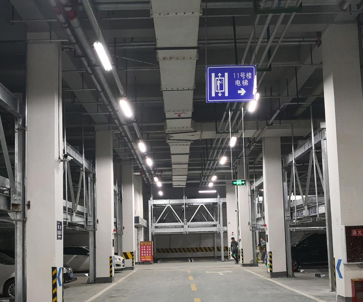 大渡口PSH梳齒交換升降橫移機械式立體停車設備