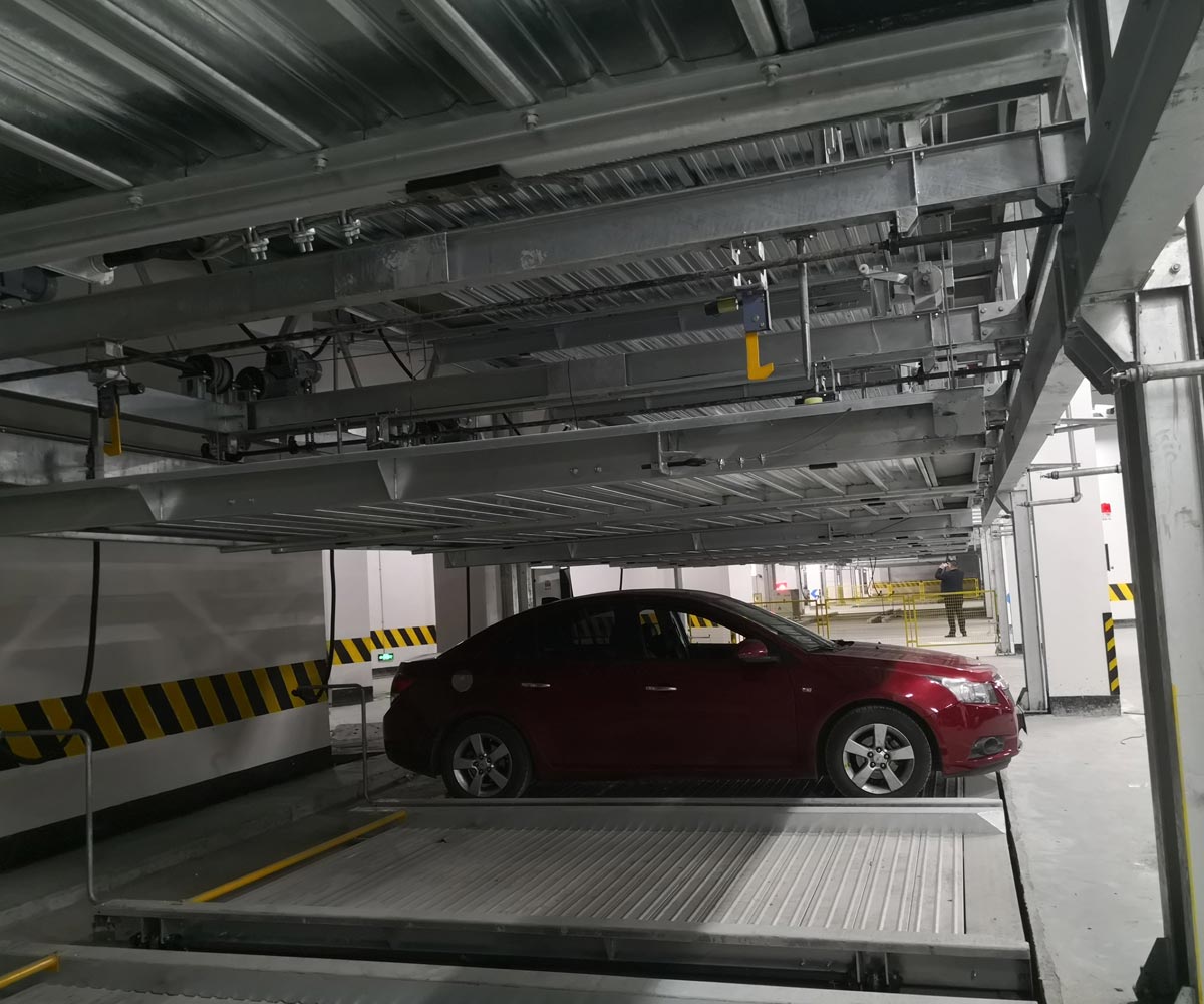 南江PSH7七層升降橫移機械式立體停車設備