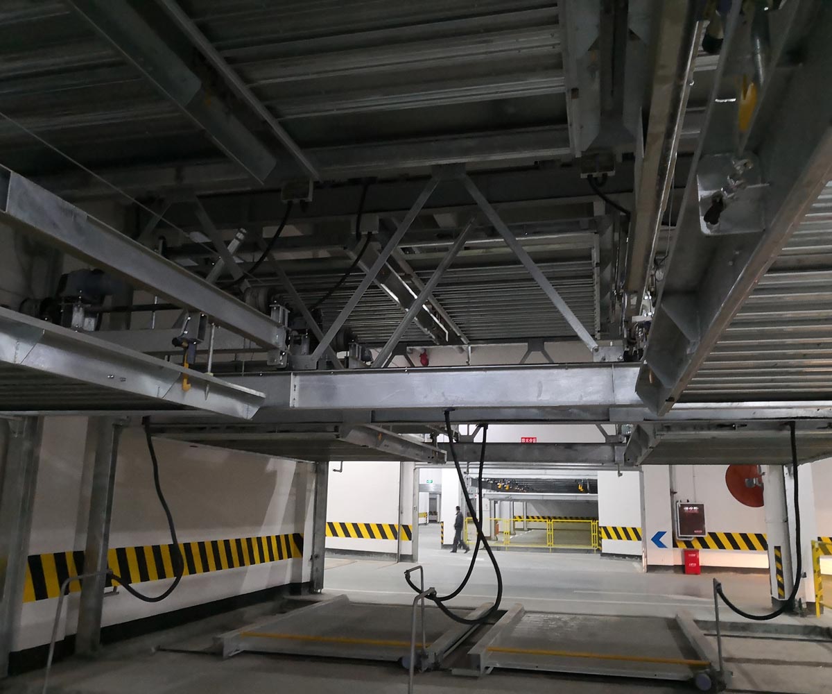 涼山二層升降平移機械停車庫